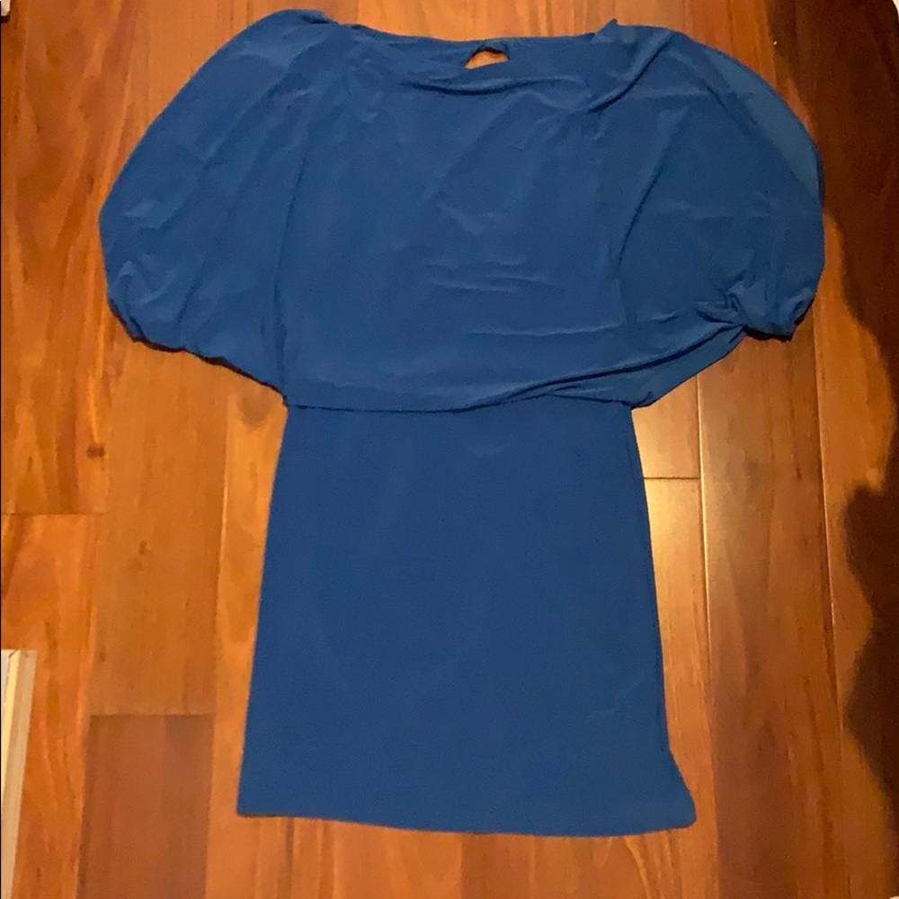 Stretchy Jessica Simpson Blue Cocktail Dress
